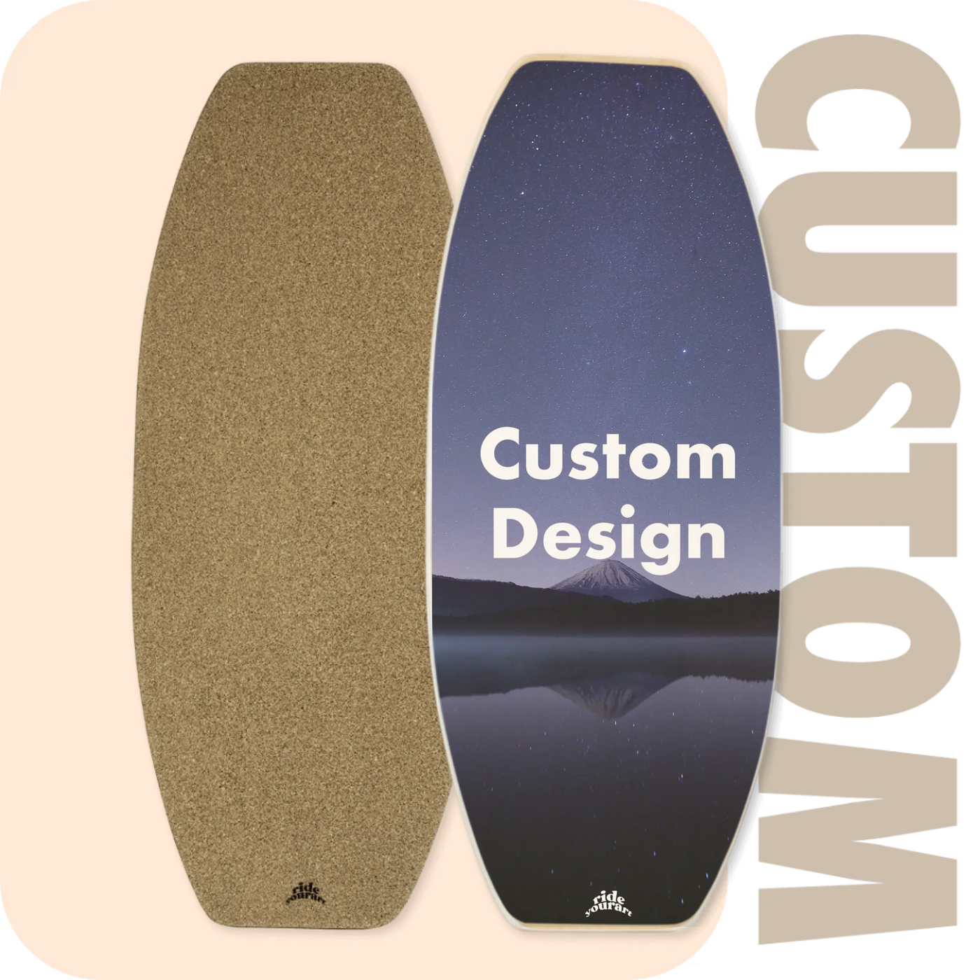 Custom Balance Board - Kork_Blank