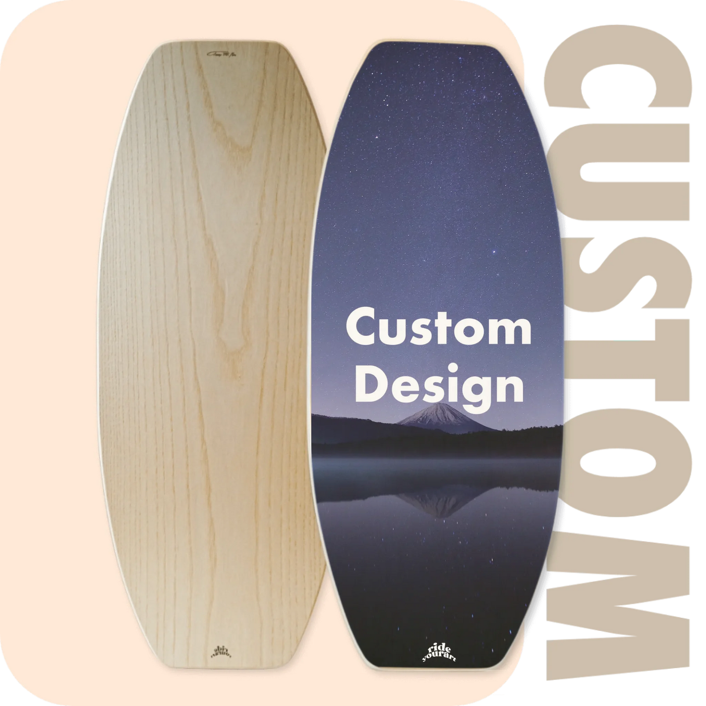 Custom Balance Board - Furnier_Blank