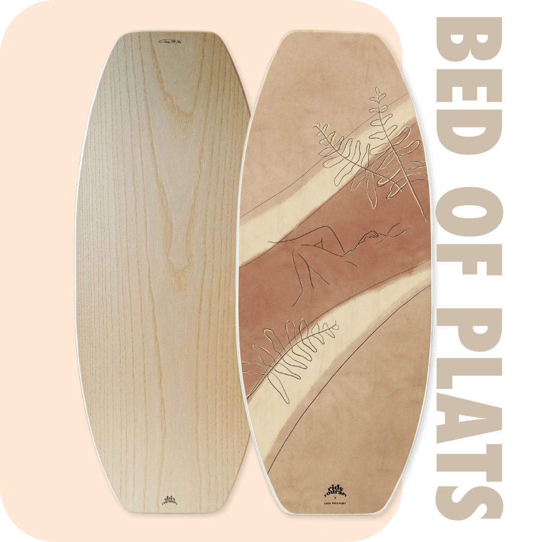 Balance Board Bed of Plants – Ride Your Art